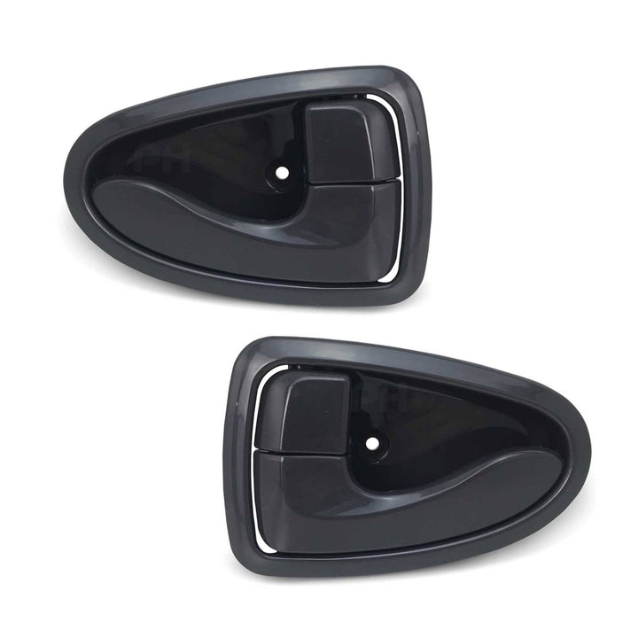 Interior Door Handles PAIR Grey Fits Hyundai Accent 2000 - 2006