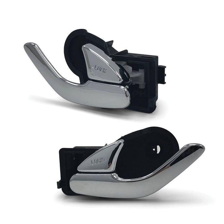 Interior Door Handles PAIR Front / Rear Chrome fits Mazda Tribute 2000 - 2007