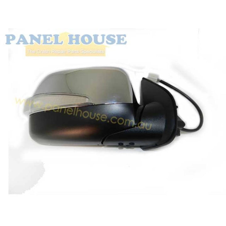Door Mirror RIGHT Blinker Chrome Electric AUTO FOLD fits Isuzu D-MAX DMAX 08-12