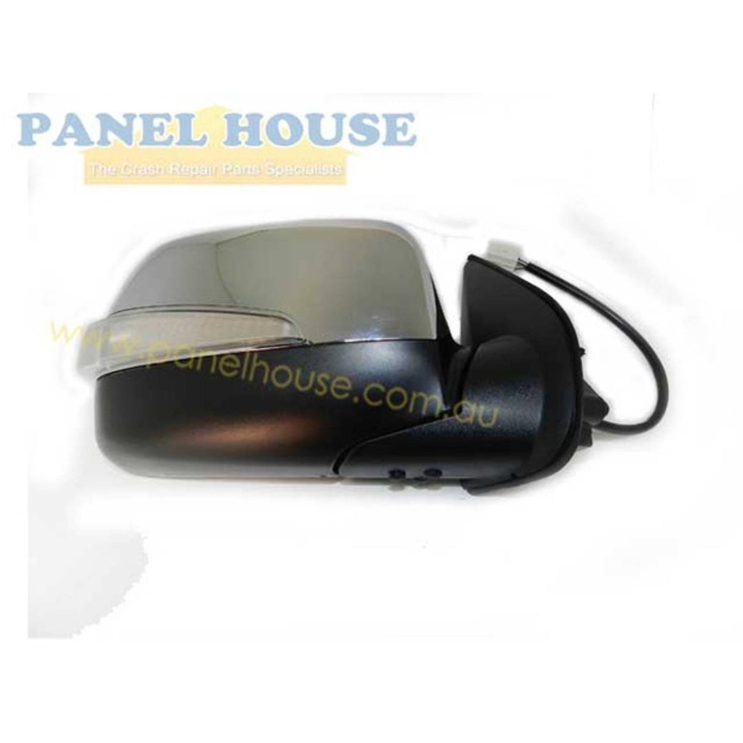 Door Mirror RIGHT Blinker Chrome Electric AUTO FOLD fits Isuzu D-MAX DMAX 08-12