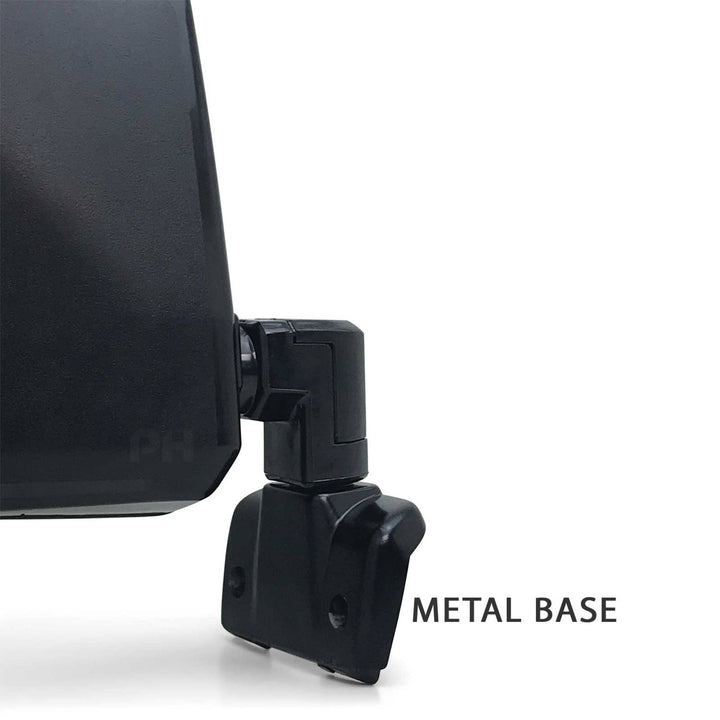 Door Mirror RIGHT Black Metal Base Fits Toyota LandCruiser 70 75 78 Series Ute