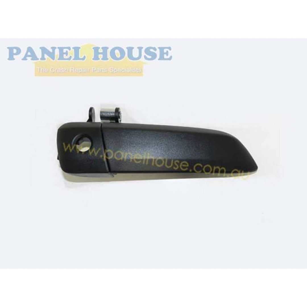 Outer Door Handles PAIR Front Black Fits Toyota Hiace 2005 - 2013