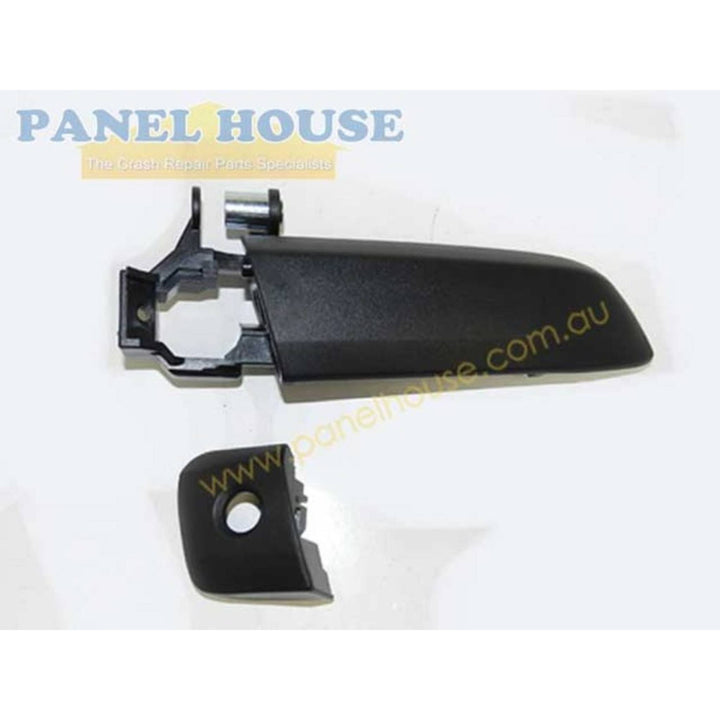 Outer Door Handles PAIR Front Black Fits Toyota Hiace 2005 - 2013