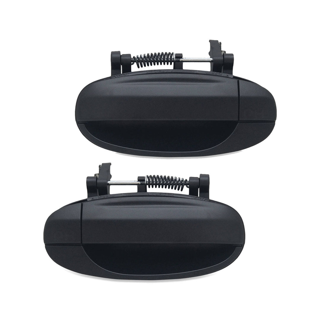 Outer Door Handles PAIR Rear Black fits Holden Barina TK Hatch 2005 - 2011