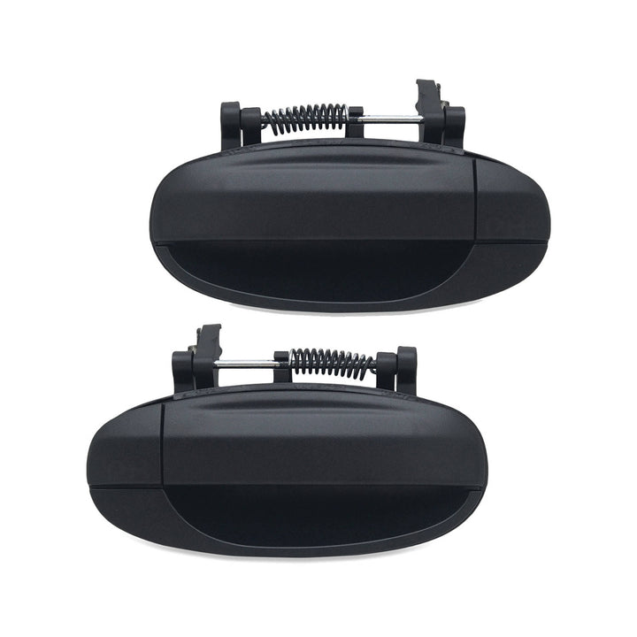 Outer Door Handles PAIR Rear Black fits Holden Barina TK Hatch 2005 - 2011
