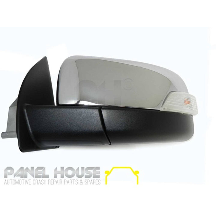 Door Mirrors PAIR Chrome Electric AUTOFOLD fits Ford Ranger PX Ute 11-19
