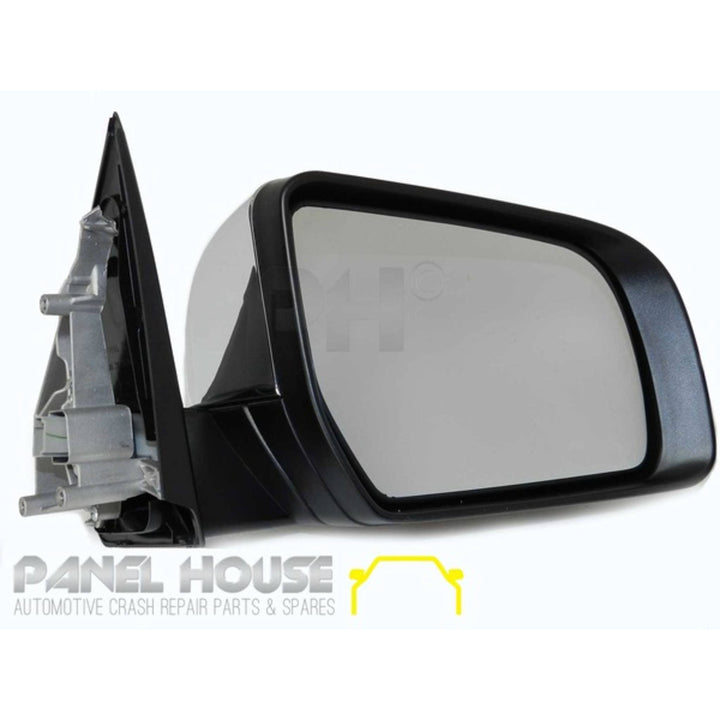 Door Mirrors PAIR Chrome Electric AUTOFOLD fits Ford Ranger PX Ute 11-19