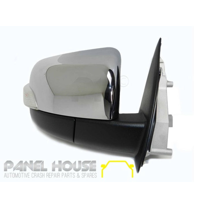 Door Mirrors PAIR Chrome Electric AUTOFOLD fits Ford Ranger PX Ute 11-19