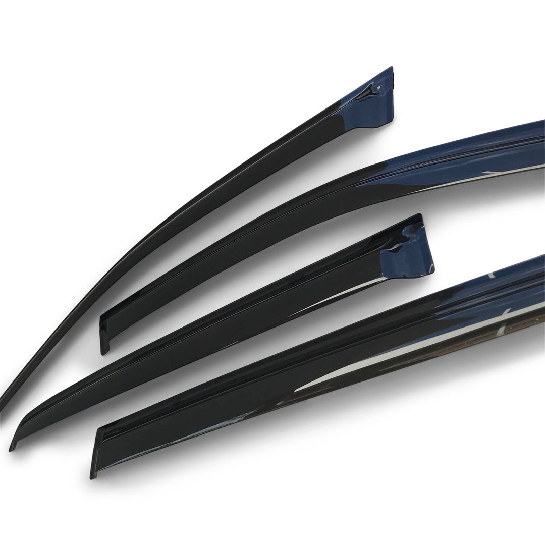 Weather Shield Window Visors SET Fits Ford Ranger PX MK1 MK2 MK3 XL XLS XLT Wildtrak Raptor
