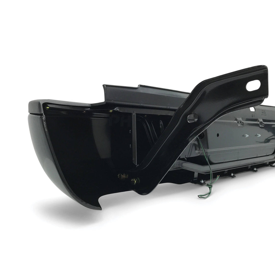 Rear Step Bumper Black With Brackets No Sensor fits Ford Ranger PX Ute 2011 - 2022