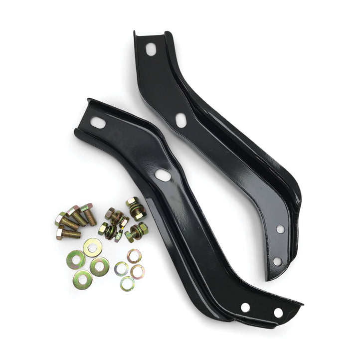 Rear Step Bumper Black With Brackets No Sensor fits Ford Ranger PX Ute 2011 - 2022