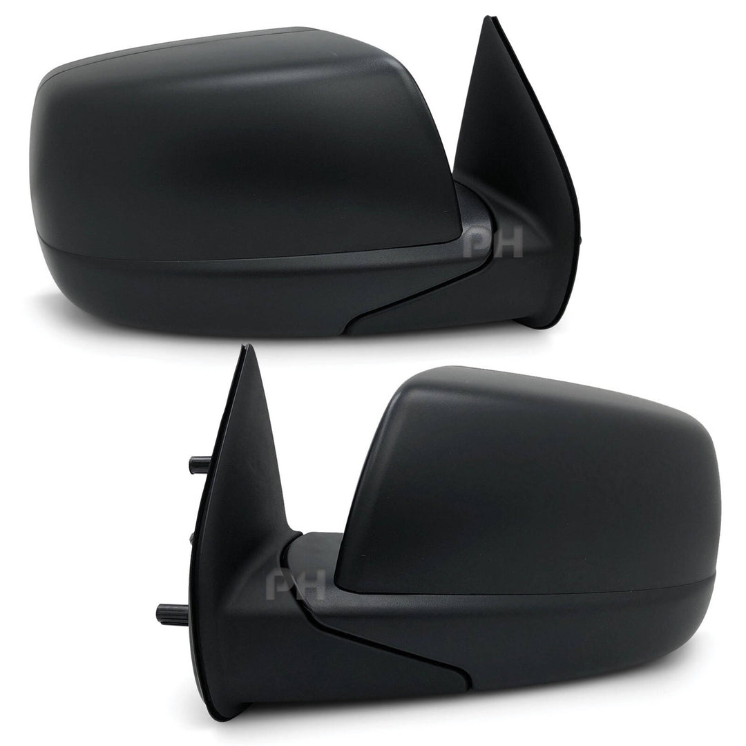 Door Mirrors PAIR Black Electric fits Mazda BT50 06-11 & Ford Ranger PJ PK 06-11