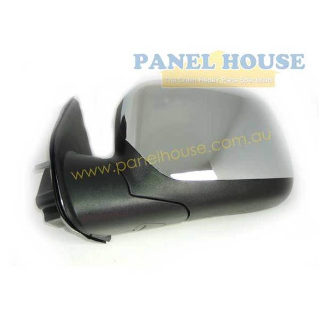 Door Mirror LEFT Chrome Electric fits Rodeo DMAX