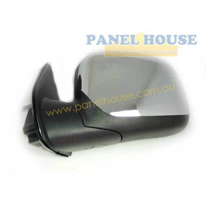 Door Mirror LEFT Chrome Electric fits Rodeo DMAX