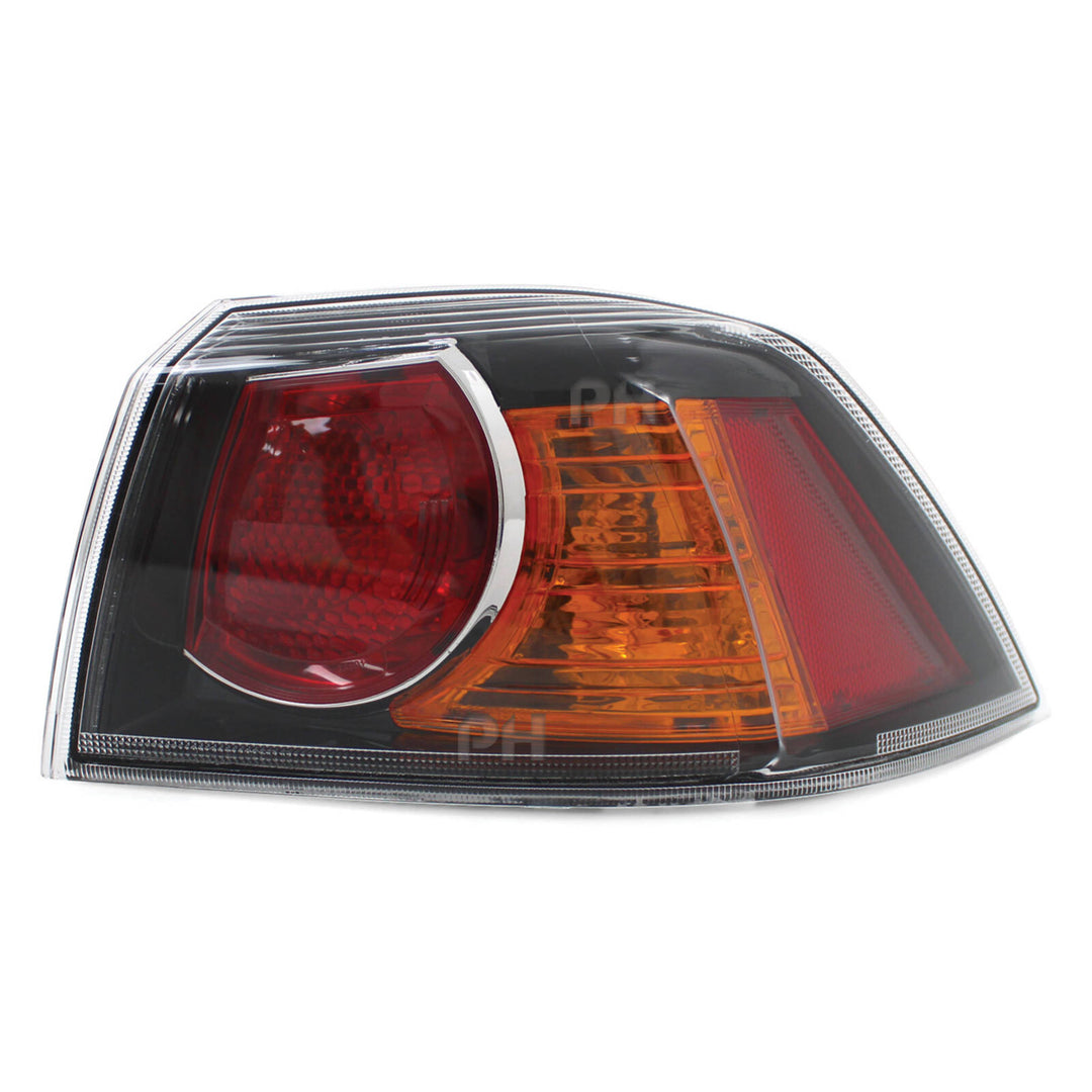 Tail Lights In Body Black PAIR fits Mitsubishi Lancer CJ & CF Sedan 2009 - 2017
