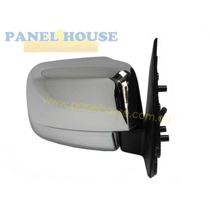 Door Mirror RIGHT Chrome Electric fits Mazda Bravo Ute B2500 B2600 99-06