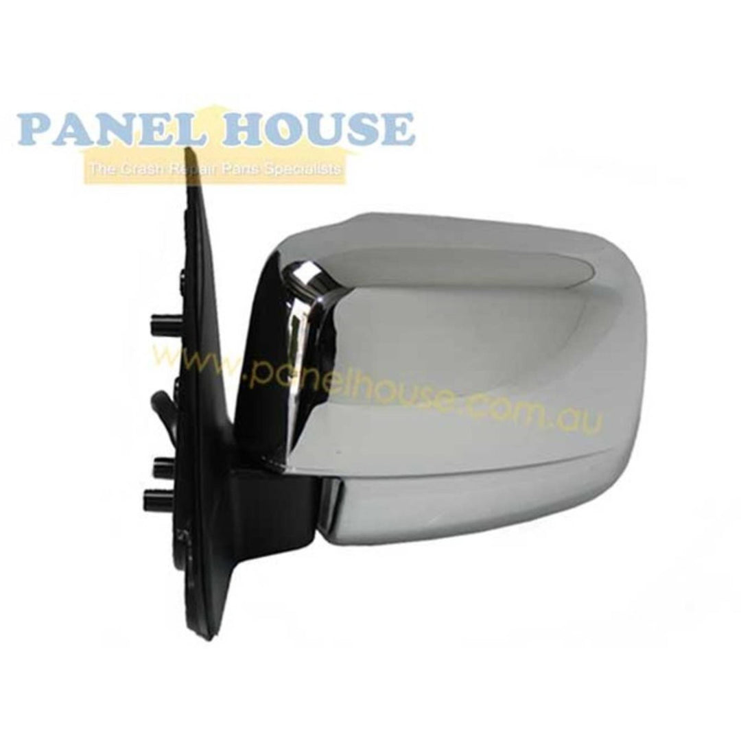 Door Mirrors PAIR Chrome Electric fits Mazda Bravo Ute B2500 B2600 99-06