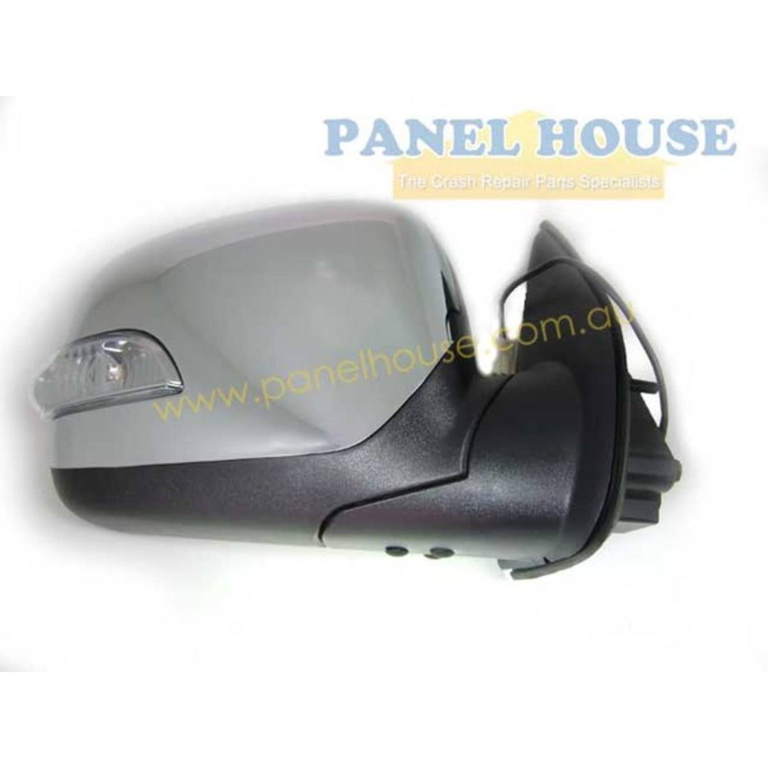 Door Mirrors PAIR Chrome Electric With Blinkers fits Holden Colorado RC 08-12