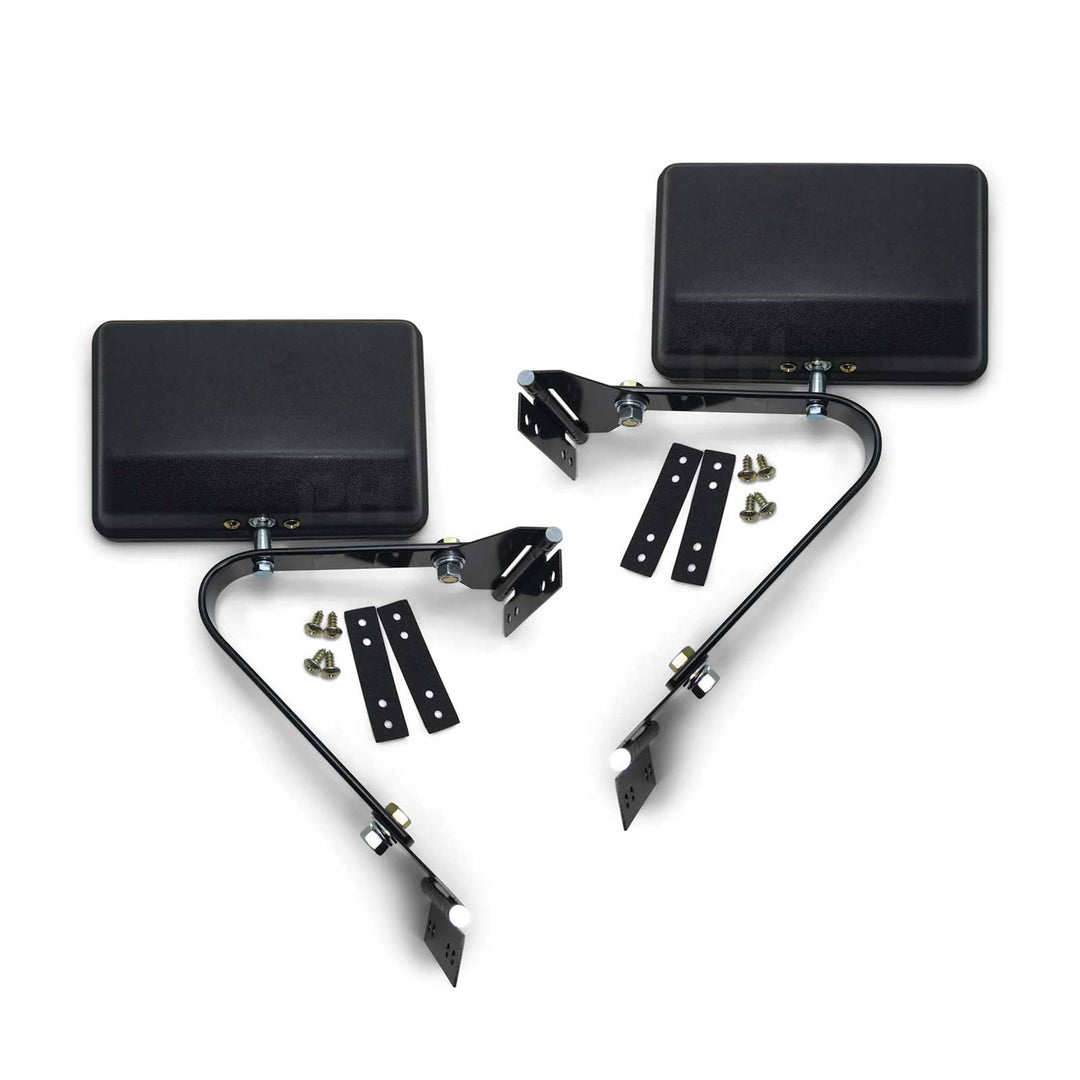 Universal Style Track Back Door Mirrors PAIR