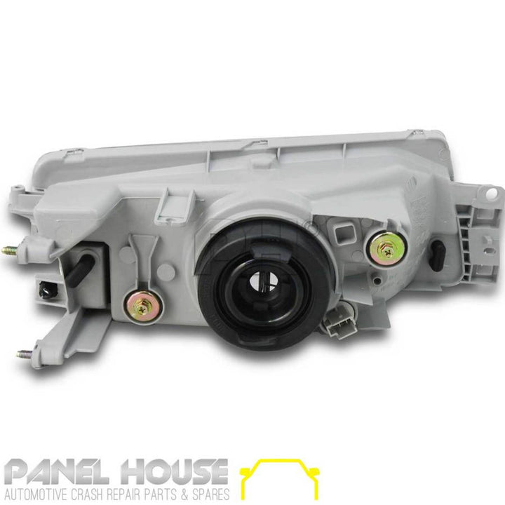 Headlights PAIR Fits Mitsubishi Lancer CE Sedan 1998 - 2003