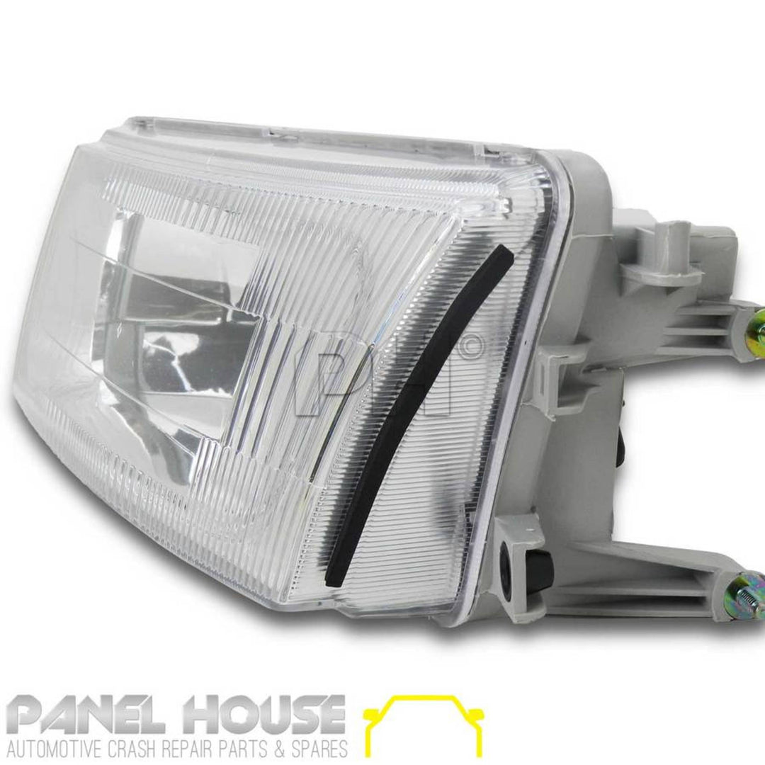 Headlights PAIR Fits Mitsubishi Lancer CE Sedan 1998 - 2003