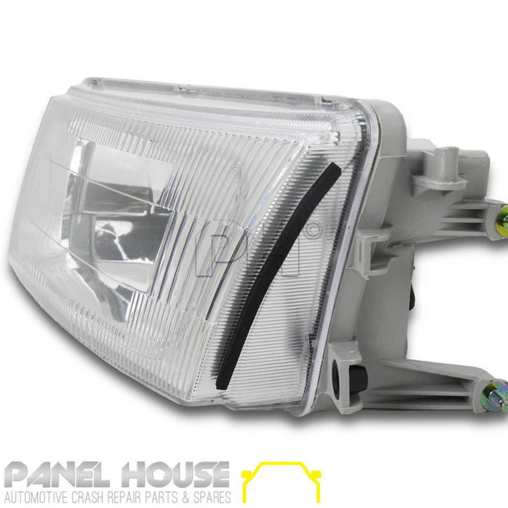 Headlights PAIR Fits Mitsubishi Lancer CE Sedan 1998 - 2003