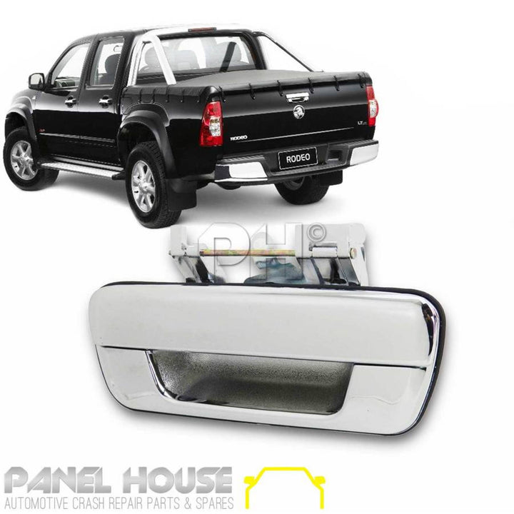 Tail Gate Handle Chrome No Hole Fits Holden Rodeo RA & Colorado RC