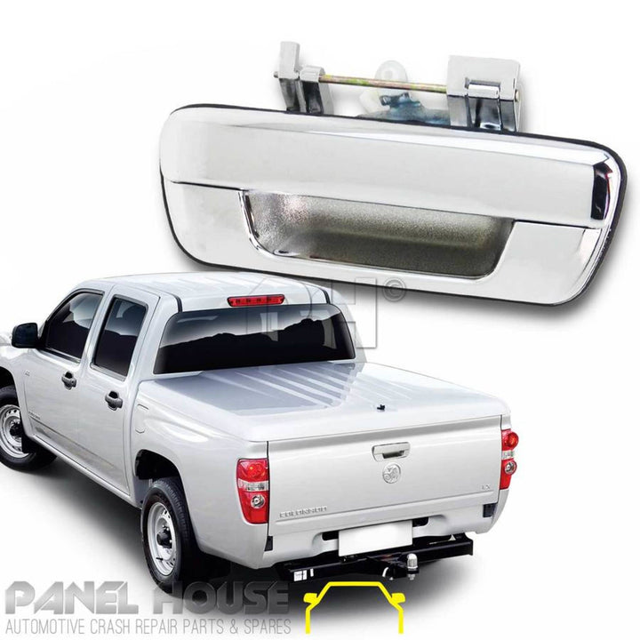 Tail Gate Handle Chrome No Hole Fits Holden Rodeo RA & Colorado RC