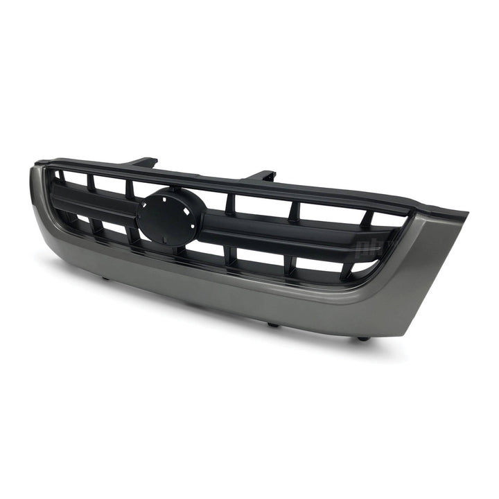 Grill Single Bar Grey & Black Style Fits Toyota Hilux 2001 - 2005 Workmate SR SR5