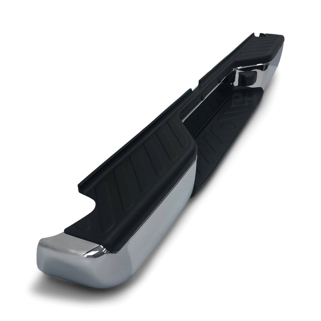 Chrome Rear Step Bumper Bar Assembly fits Nissan Navara D40 2005 -2014
