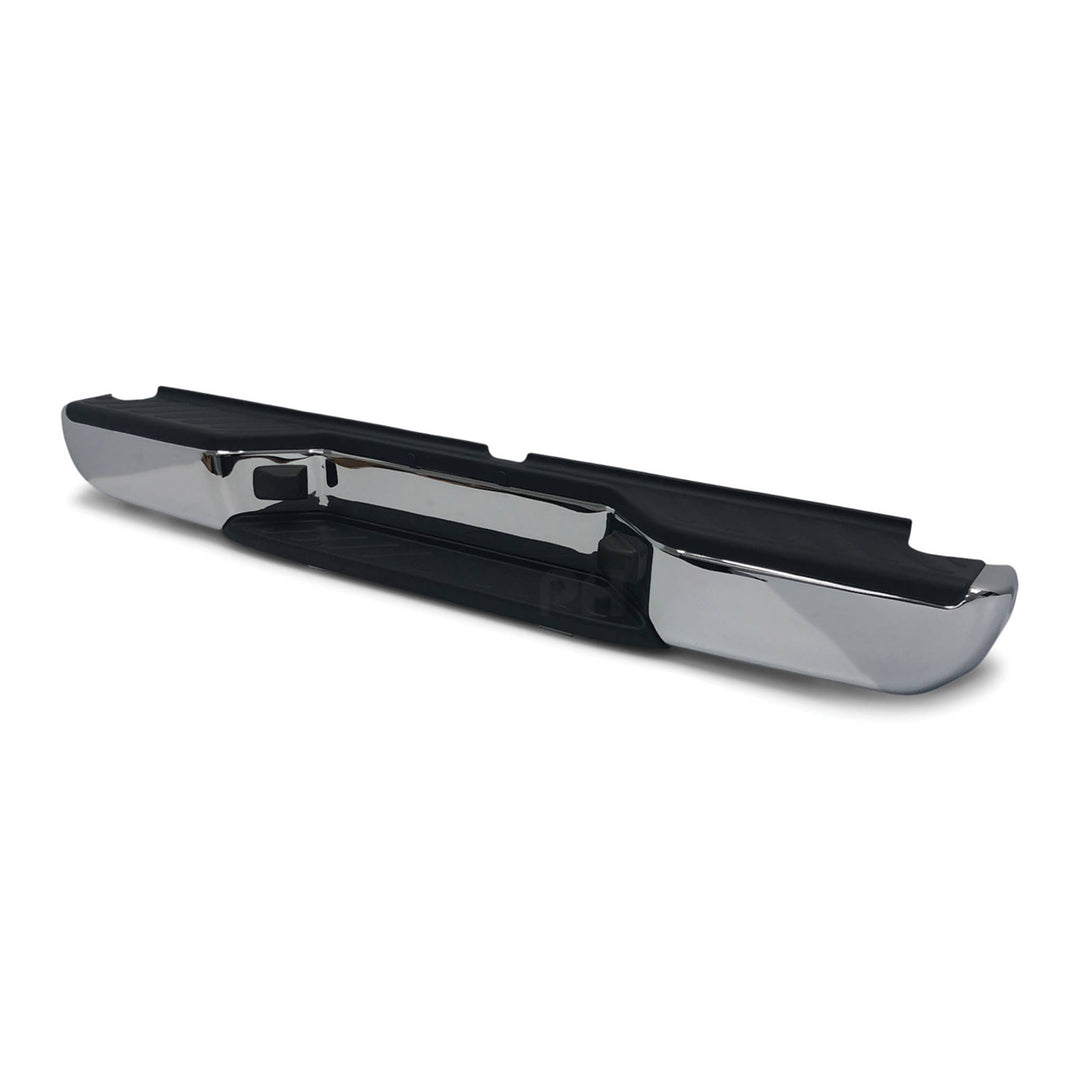 Chrome Rear Step Bumper Bar Assembly fits Nissan Navara D40 2005 -2014