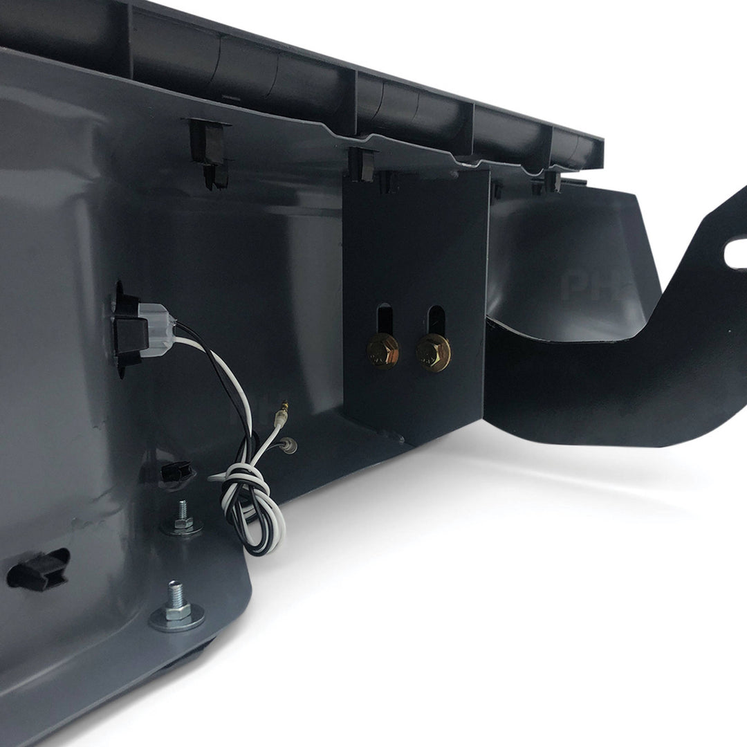 Chrome Rear Step Bumper Bar Assembly fits Nissan Navara D40 2005 -2014
