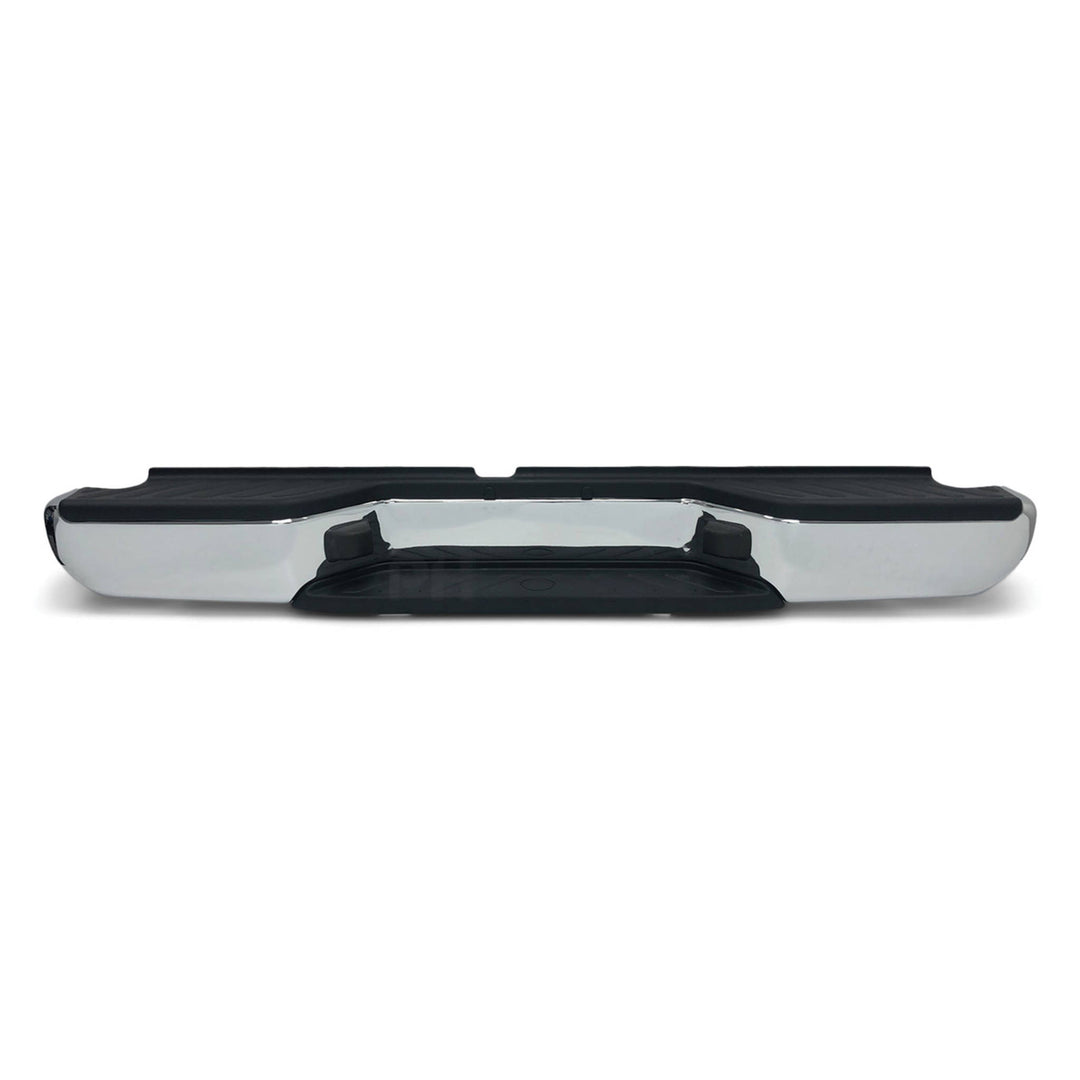 Chrome Rear Step Bumper Bar Assembly fits Nissan Navara D40 2005 -2014