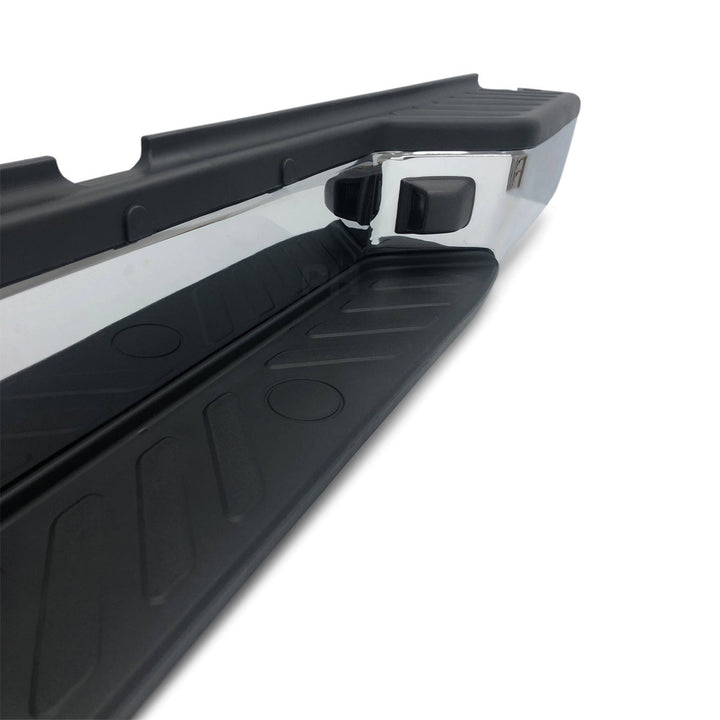 Chrome Rear Step Bumper Bar Assembly fits Nissan Navara D40 2005 -2014