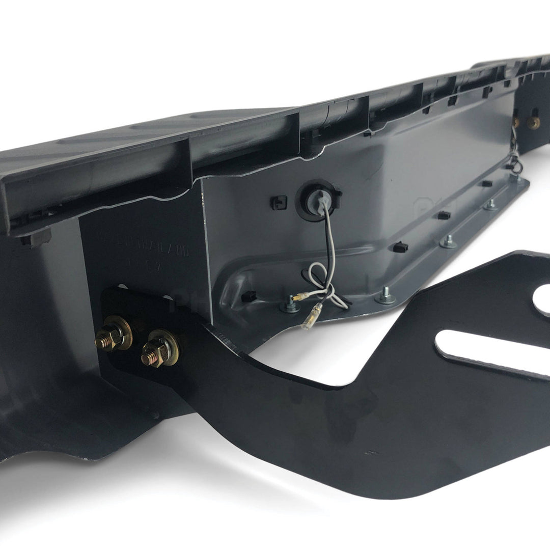 Chrome Rear Step Bumper Bar Assembly fits Nissan Navara D40 2005 -2014