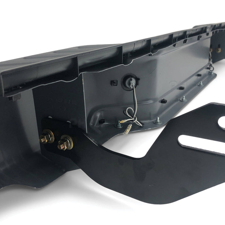 Chrome Rear Step Bumper Bar Assembly fits Nissan Navara D40 2005 -2014