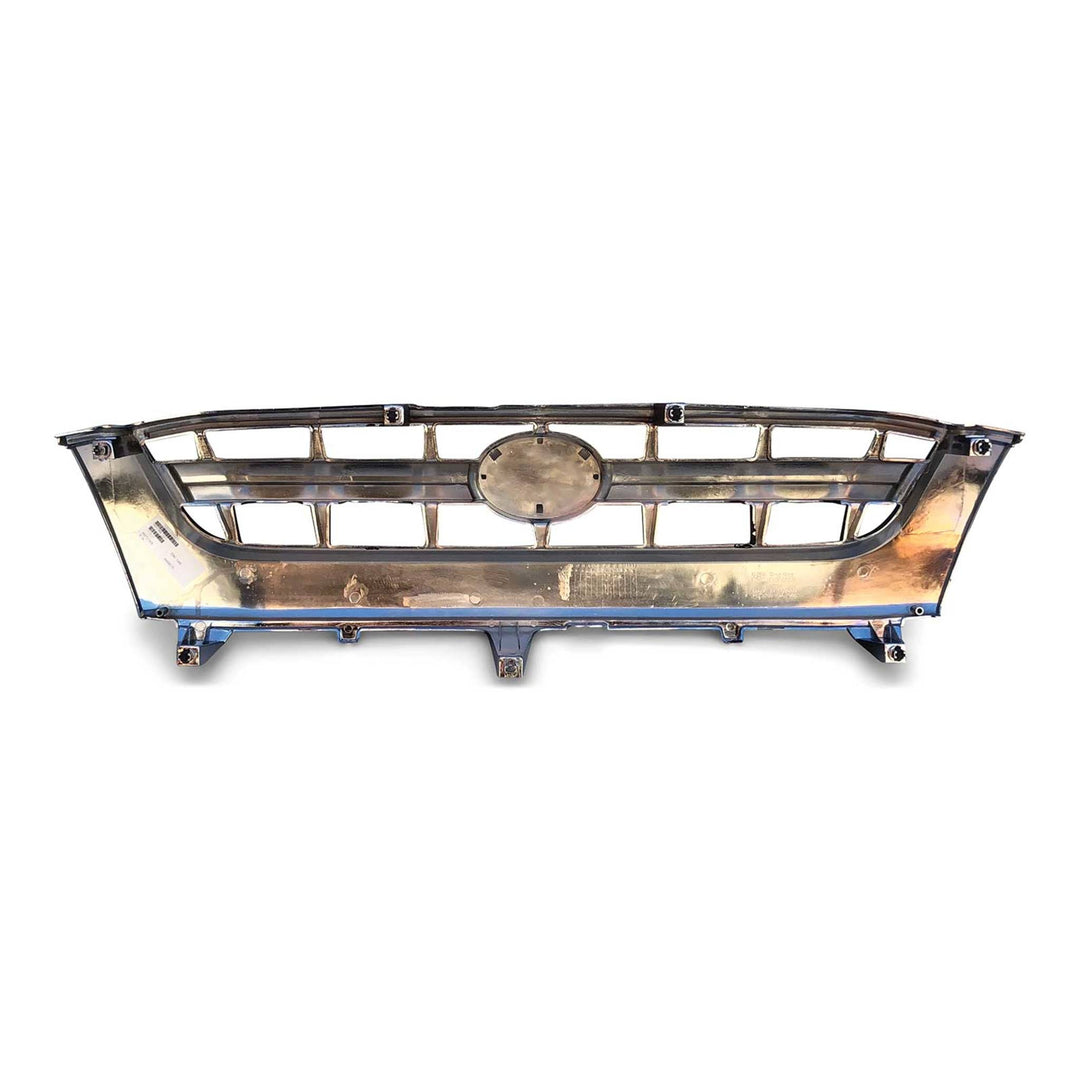 Grill Single Bar Chrome & Black Style Fits Toyota Hilux 2001 - 2005 Workmate SR SR5