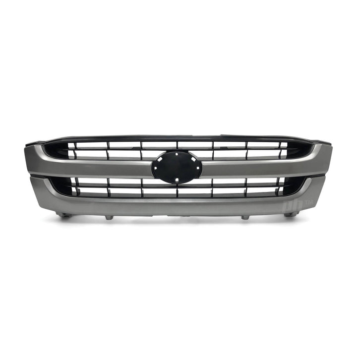 Grill Twin Bar Grey & Black Style Fits Toyota Hilux 2001 - 2005 Workmate SR SR5