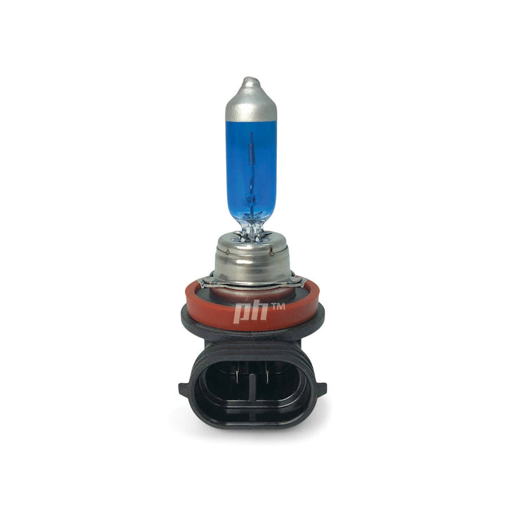 H11 Halogen Bulbs PAIR 5000K 12V 55W Super White Michiba Upgrade Globes