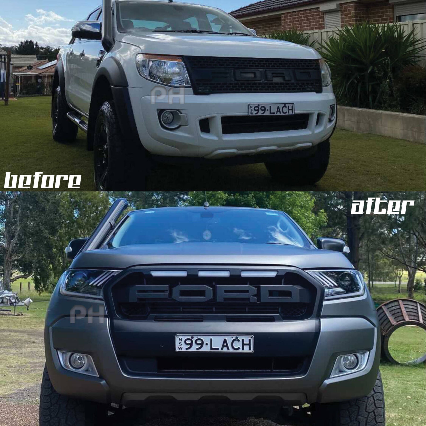 Ford Ranger Built Px2 Facelift Conversion Upgrade Kit PX2 fits Ford Ranger PX1 2012 - 2015