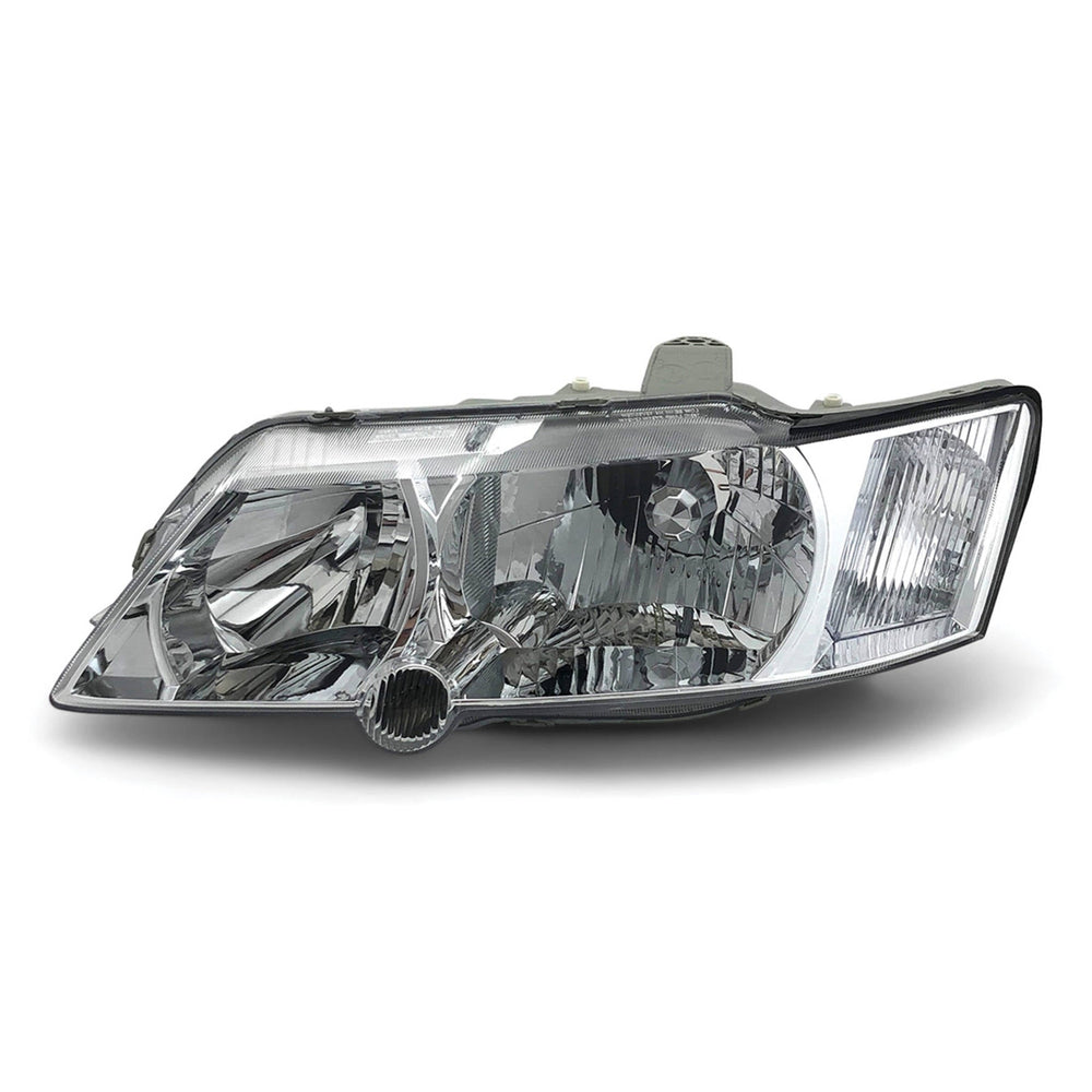 Headlights Chrome PAIR fits Holden Commodore VY 2002 - 2003 Executive Acclaim S