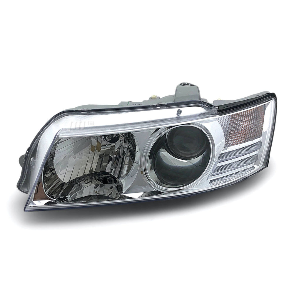 Headlights Chrome Projector PAIR fits Holden Commodore VZ Berlina 2004 - 2006