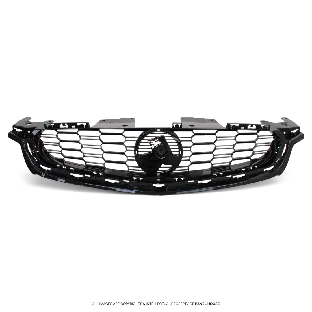 Gloss Black Upper Grill fits Holden Commodore VF Series 2 Black Series 2015-2018