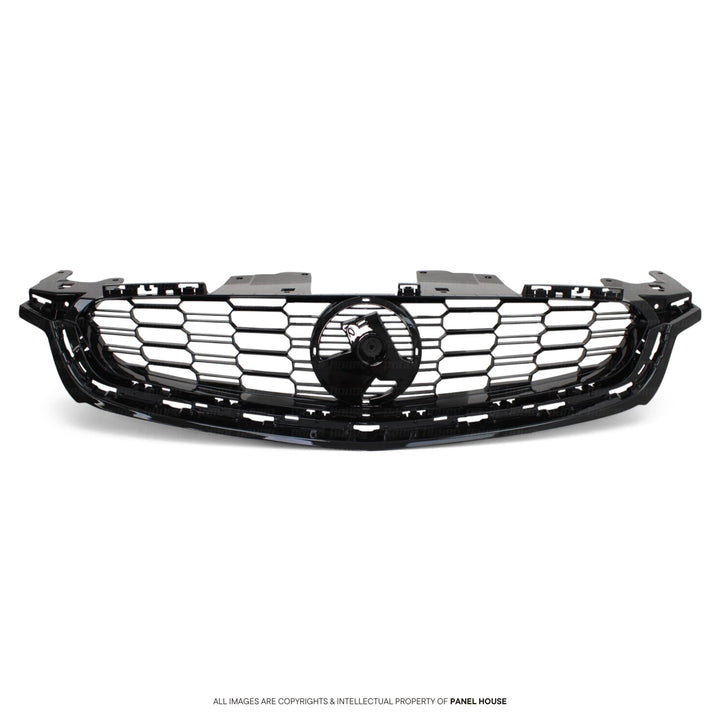 Gloss Black Upper Grill fits Holden Commodore VF Series 2 Black Series 2015-2018