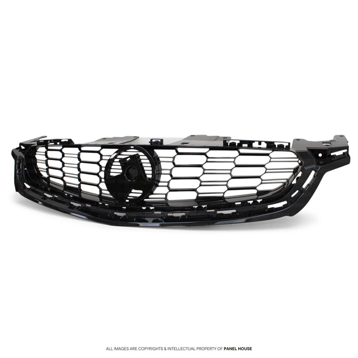 Gloss Black Upper Grill fits Holden Commodore VF Series 2 Black Series 2015-2018