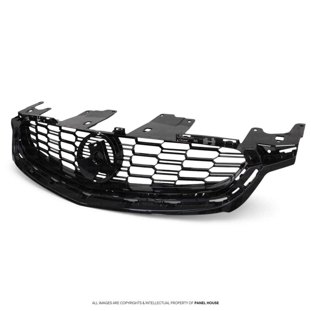 Gloss Black Upper Grill fits Holden Commodore VF Series 2 Black Series 2015-2018