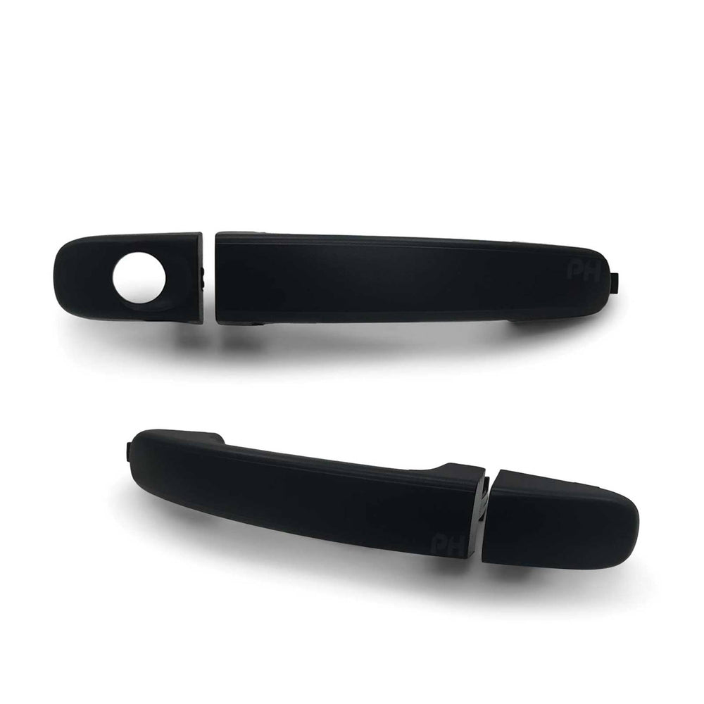 Outer Door Handles PAIR Front Black fits Ford Ranger PX 2011 - 2022