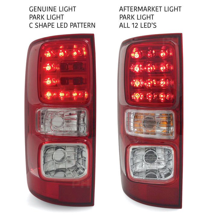 Tail Light PAIR LED fits Holden Colorado RG Ute 2012 - 2020