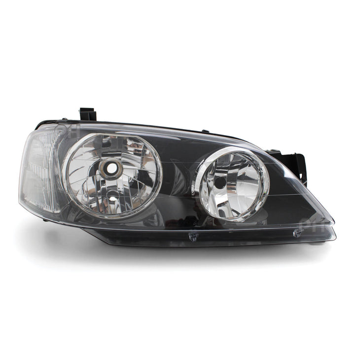 Headlights Black PAIR fits Ford Falcon BA & BF Series 1 XT 2002 - 09/2006
