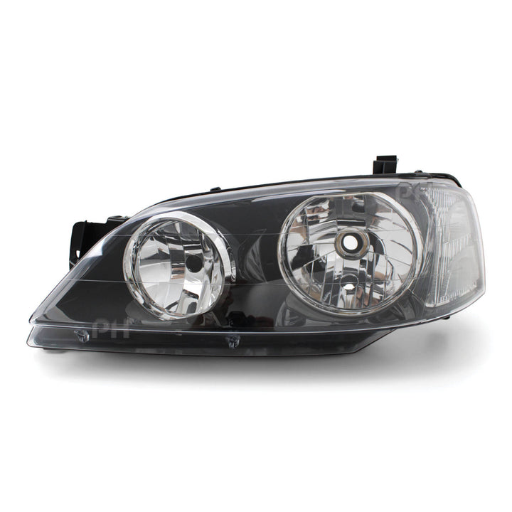 Headlights Black PAIR fits Ford Falcon BA & BF Series 1 XT 2002 - 09/2006